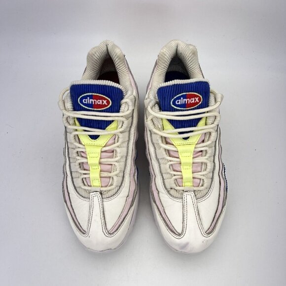 Nike Air Max 95 Se Panache White Red Blue Pink Women Shoes AQ4138-101 Size 8 - Picture 4 of 12